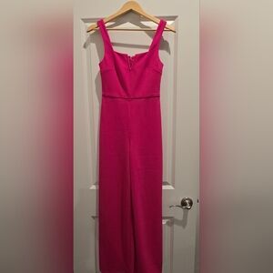 Express Sleeveless Fuchsia Jumpsuit